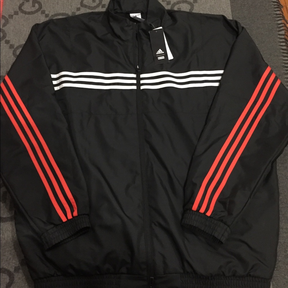 BRAND NEW ADIDAS X KITH ZIP UP JACKET SIZE LARGE